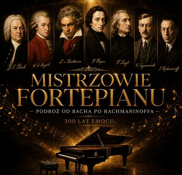 Mistrzowie Fortepianu - Podróż od Bacha po Rachamninoffa