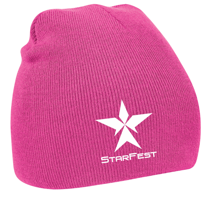 Czapka zimowa różowa StarFest