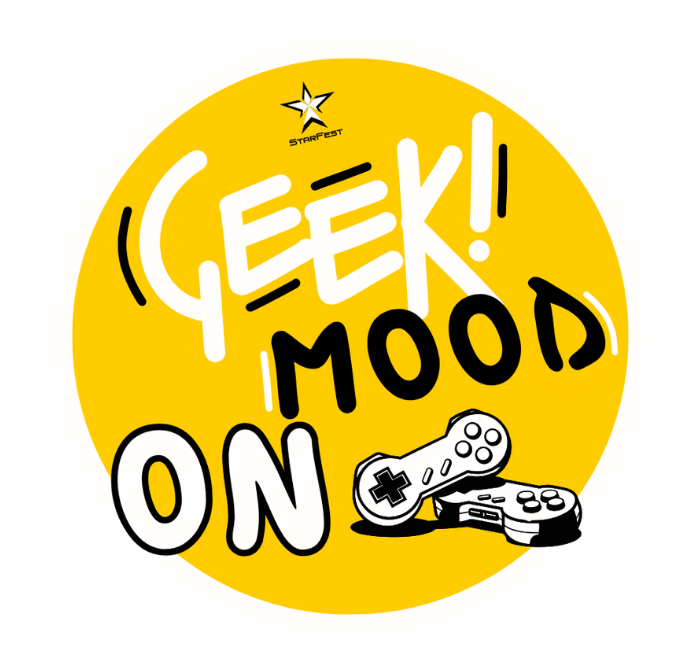 Naklejka „Geek mood ON”