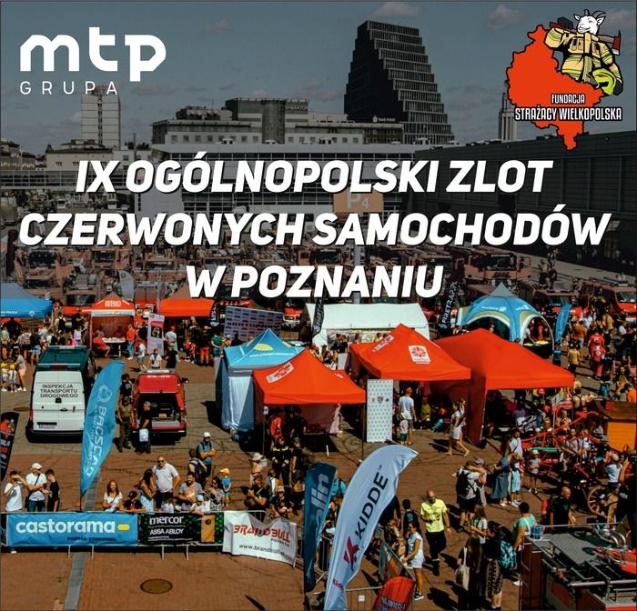 IX Ogólnopolski Zlot Czerwonych Samochodów w Poznaniu