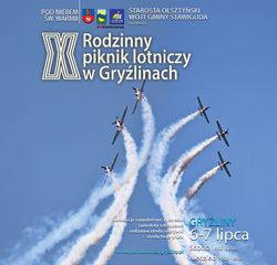 X Rodzinny Piknik Lotniczy "Pod Niebem Świetej Warmii" w Gryźlinach