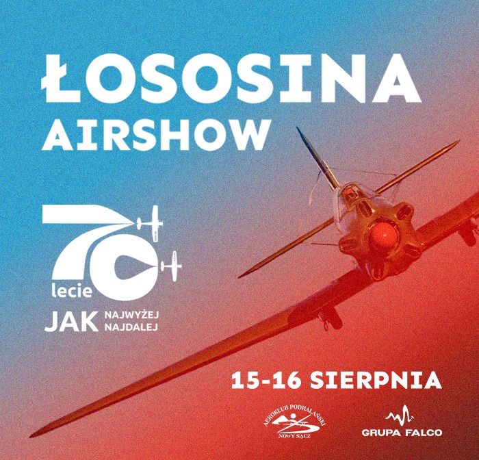 Łososina Airshow: 70-lecie Aeroklubu Podhalańskiego 