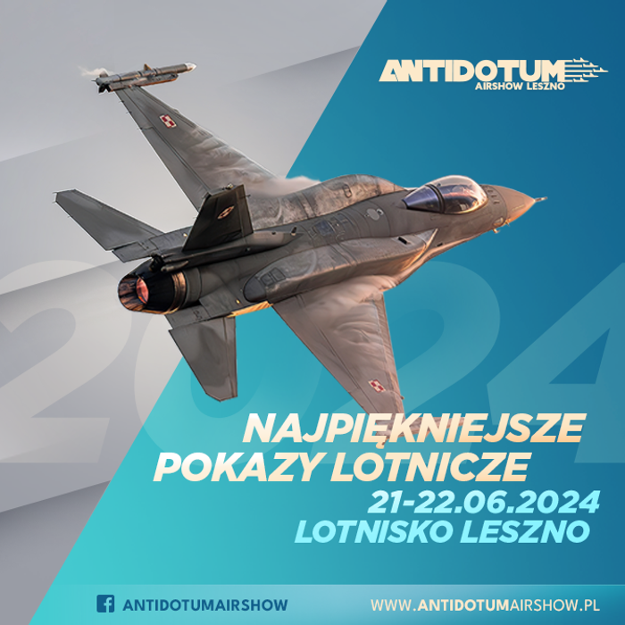 Bilety ANTIDOTUM Airshow Leszno 2024 TOBILET.PL