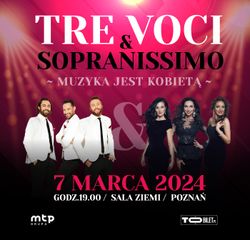 Koncert TRE VOCI & SOPRANISSIMO - Muzyka jest kobietą