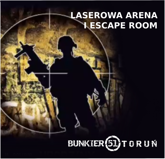 BUNKIER51 Arena z laserowym paintballem i escape room