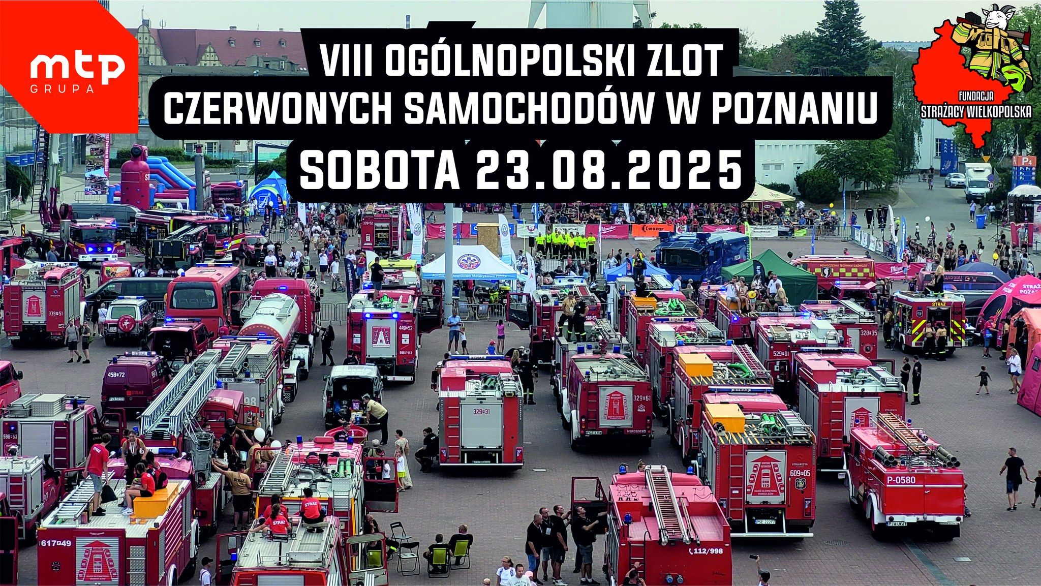 Zlot Czerwonych Samochodów w Poznaniu