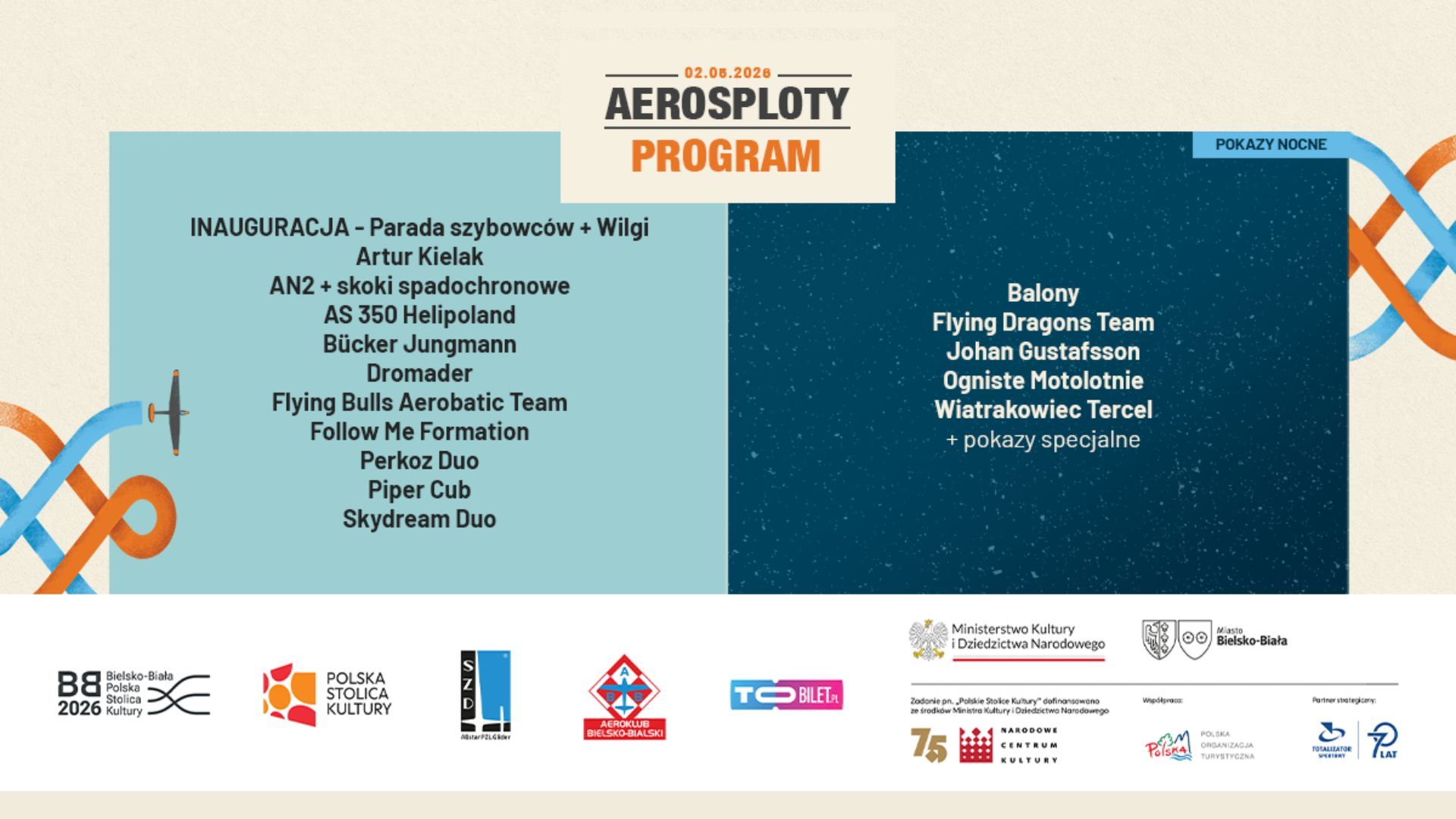 Poznaj program Aerosploty 2026