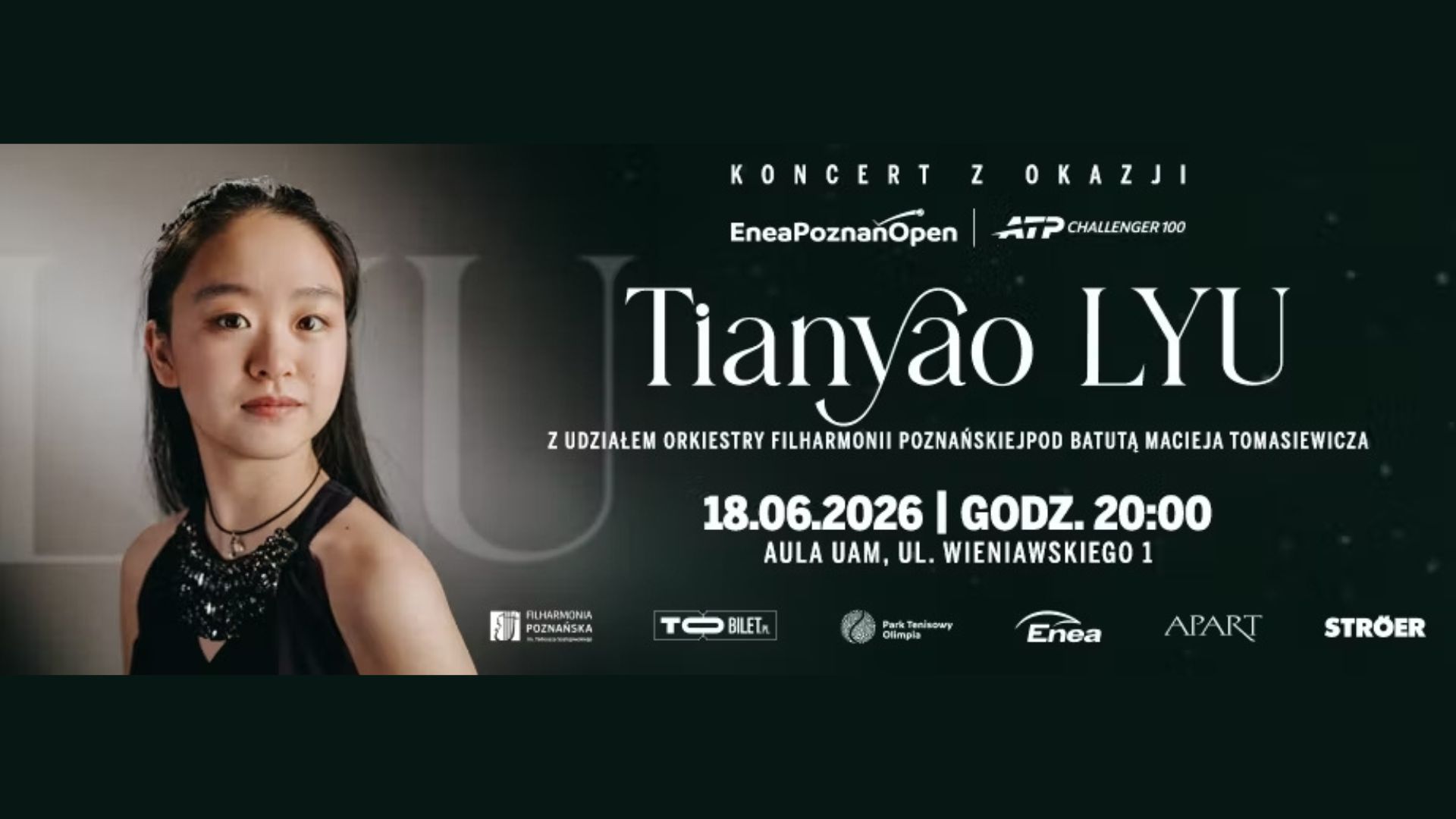 Tianyao Lyu i Orkiestra Filharmonii Poznańskiej w Auli UAM