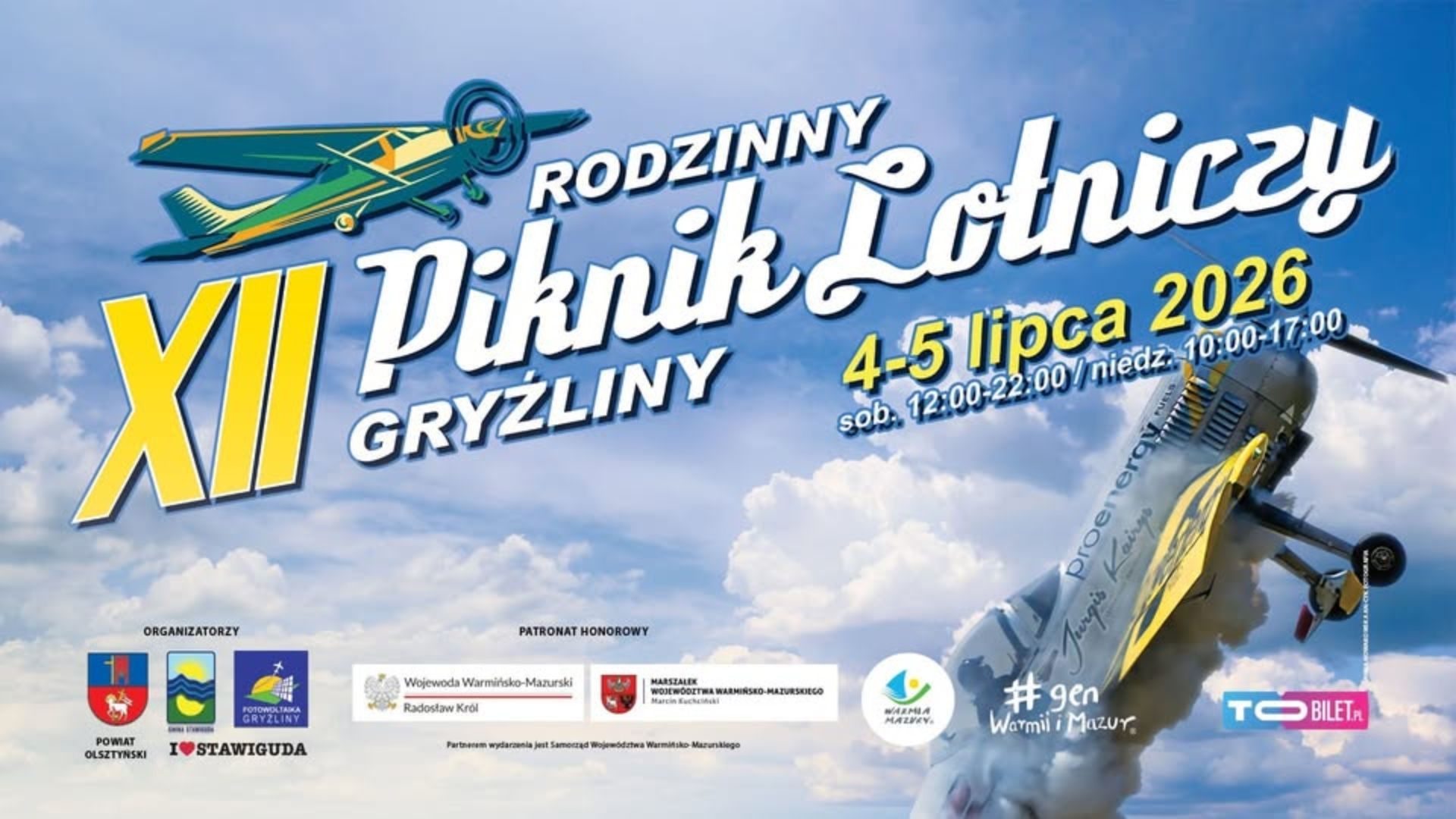 XII Rodzinny Piknik Lotniczy w Gryźlinach już w ten weekend!