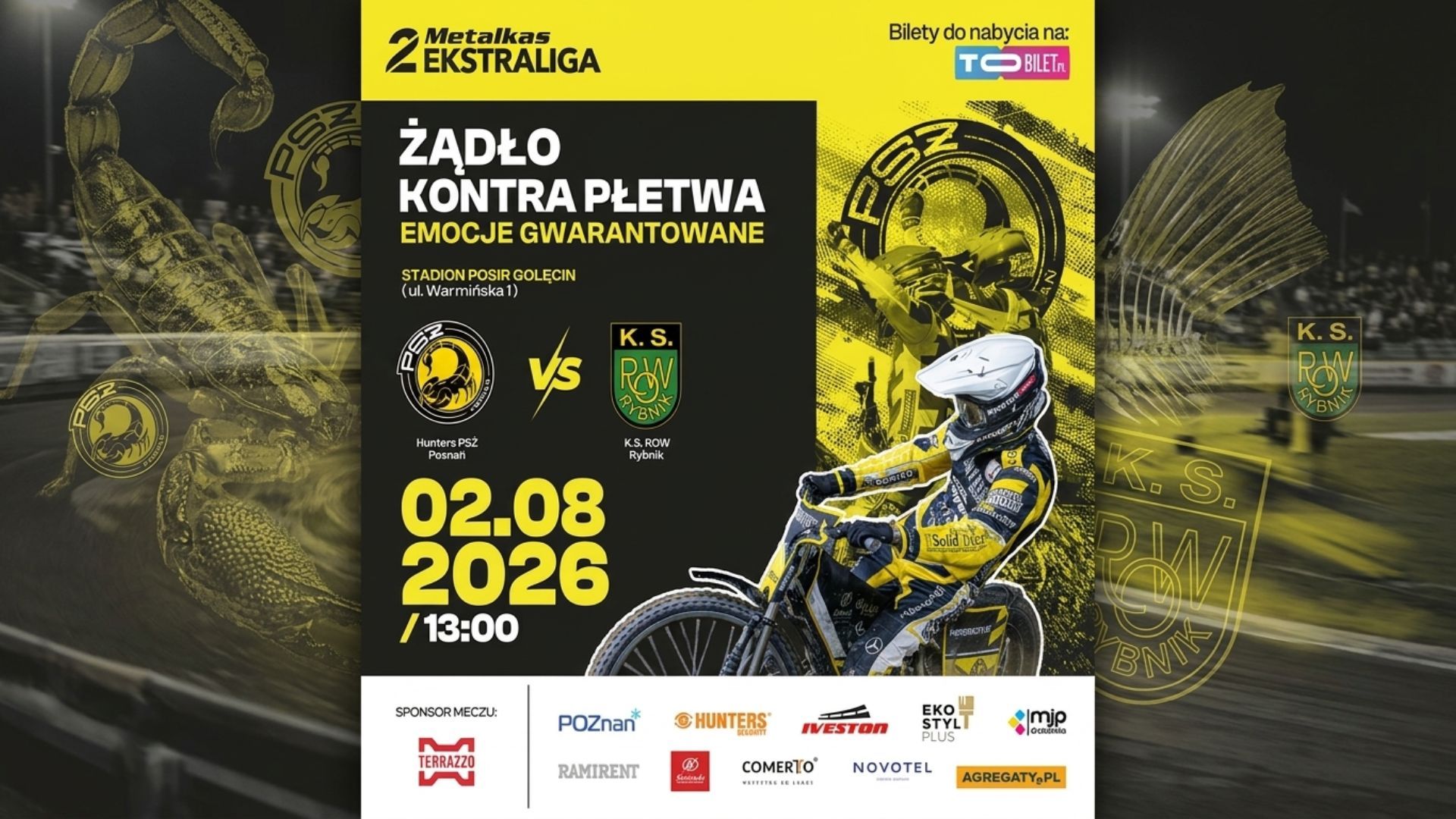 Wielka bitwa na Golęcinie – Hunters PSŻ Poznań podejmuje INPRO ROW Rybnik!