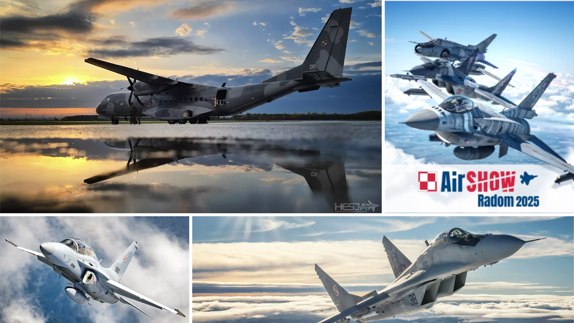 Polskie Siły Powietrzne na AirSHOW Radom 2025 – nowoczesność, tradycja i siła w powietrzu