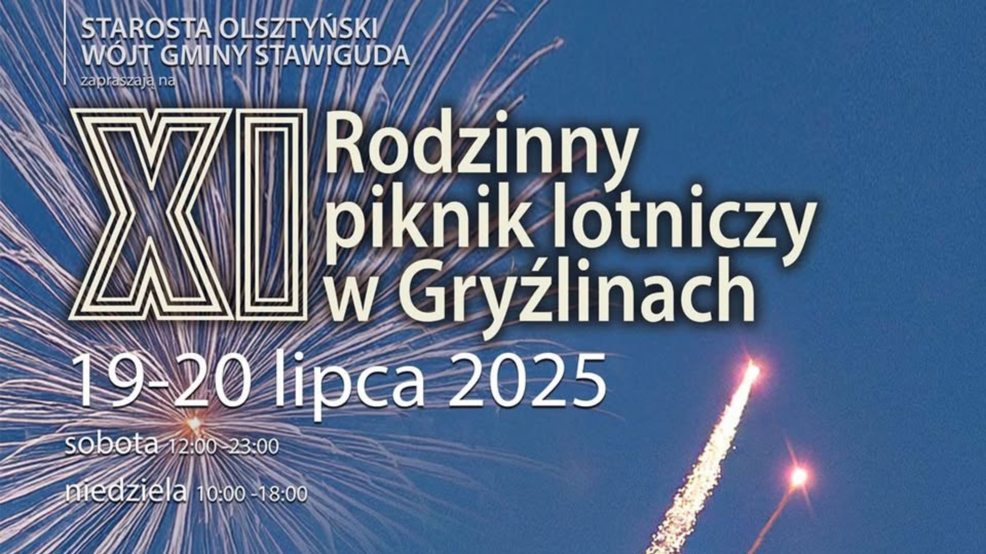 XI Rodzinny Piknik Lotniczy w Gryźlinach – nad Warmią znów zaryczy niebo!