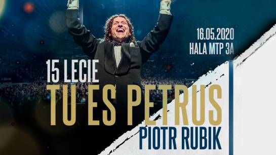 Koncert Piotra Rubika – 15 lecie Oratorium TU ES Petrus w Poznaniu