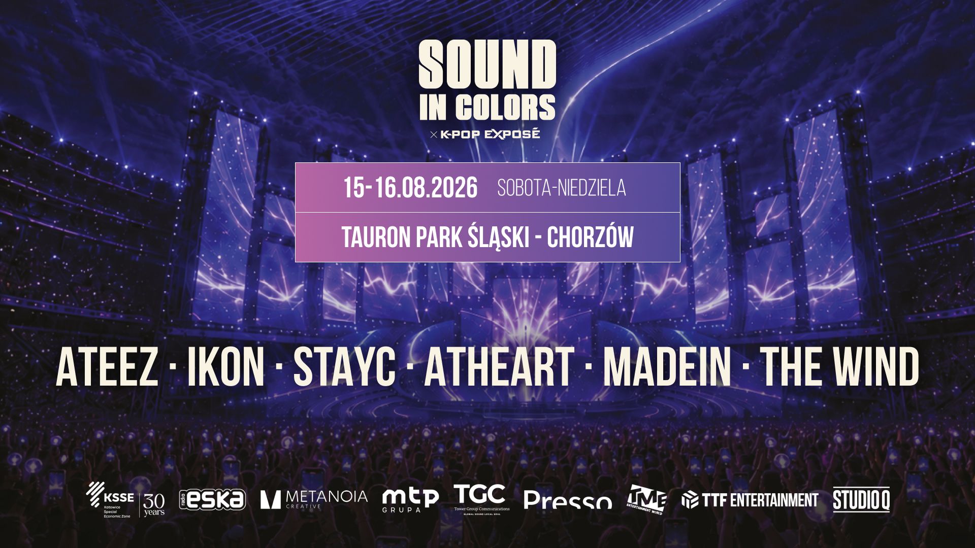Sound in Colors K-POP EXPOSÉ 2026 w Chorzowie! Sprawdź line-up i szczegóły sprzedaży biletów